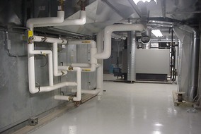 Plumbing and duct work installation