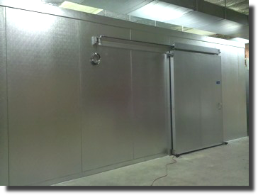 Large walk-in refrigeration room